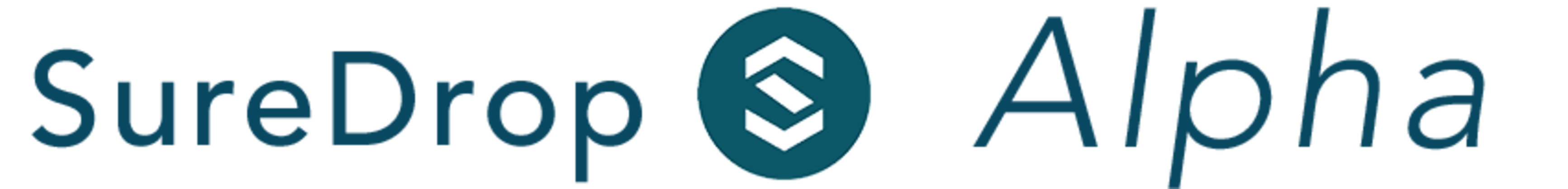 SureDrop Alpha logo