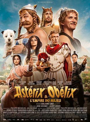 FILMS VOIR ASTERIX ET OBELIX  LEMPIRE DU MILIEU 2023 logo
