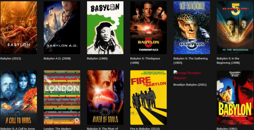 바빌론 Babylon [2022] 전체 영화 다시보기 1080P logo