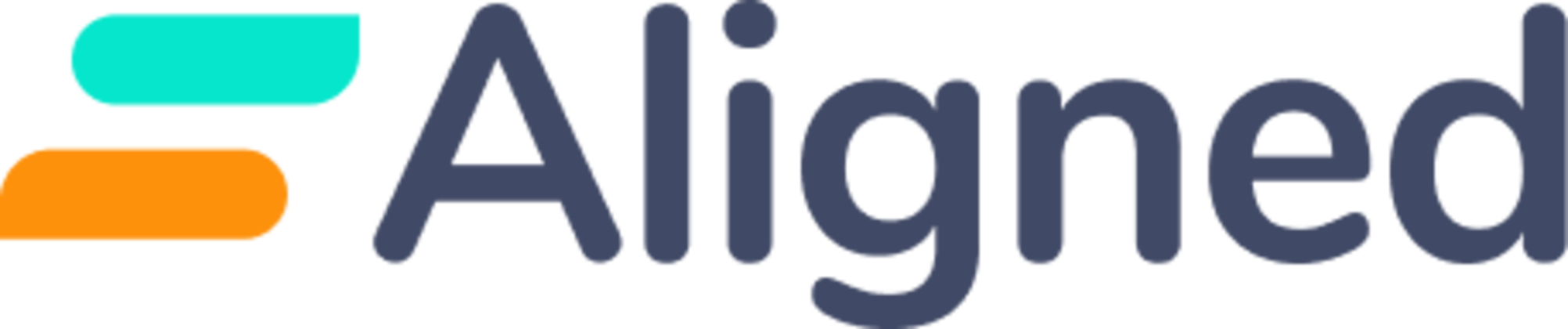Aligned logo