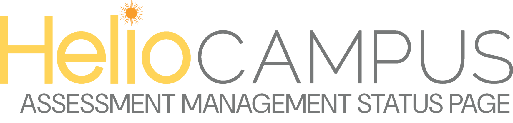 HelioCampus Assessment Management Status Page logo