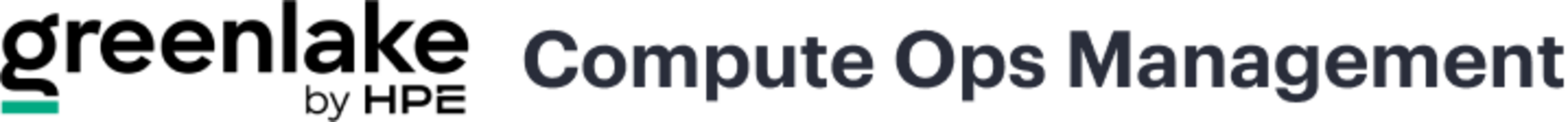 HPE Compute Ops Management logo