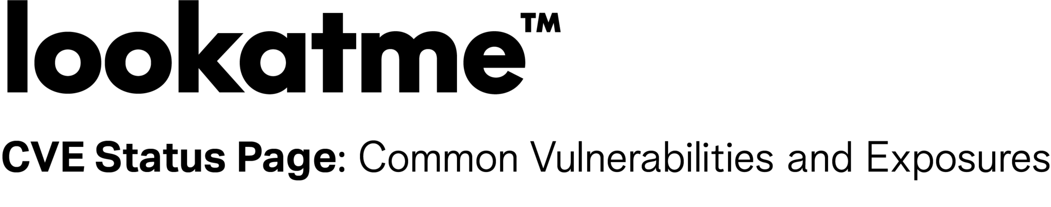 Lookatme CVE Status logo