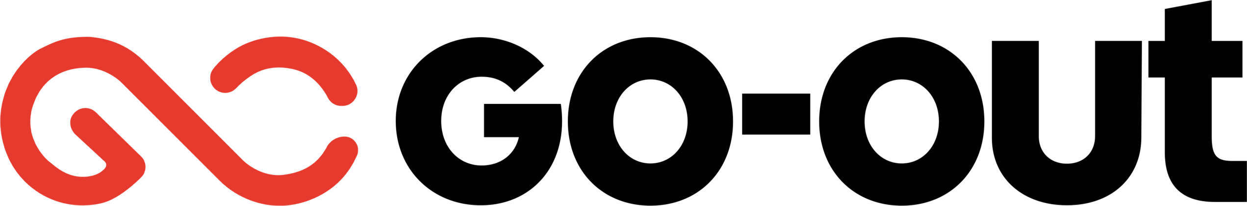GO OUT logo