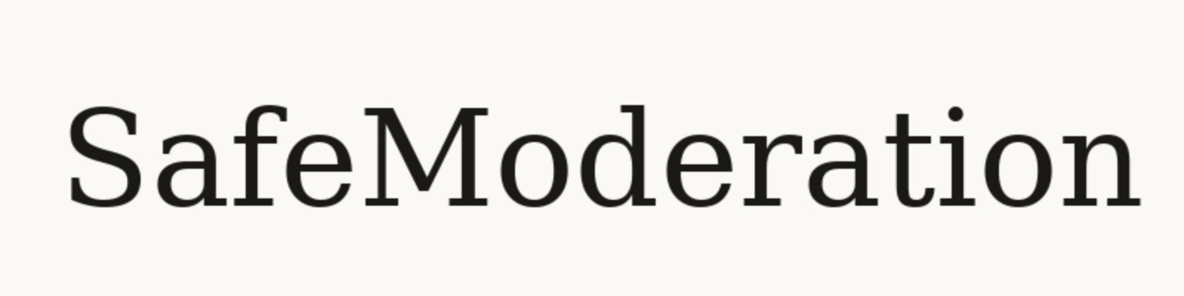 SafeModeration logo